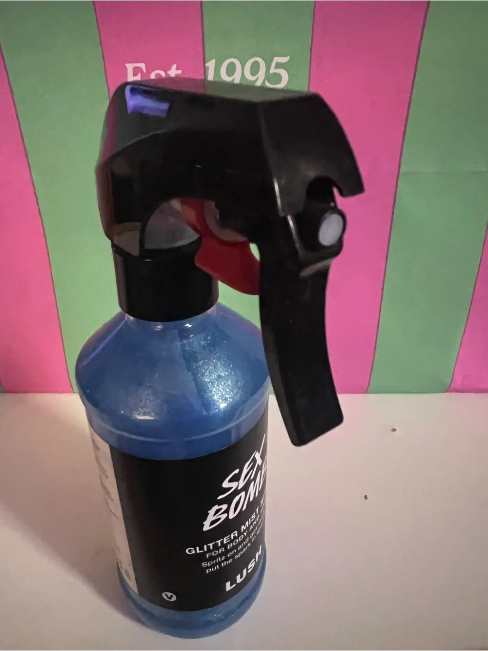 1 LEFT! Lush Sex Bomb Shimmer Body Mist — 8.4 oz BRAND NEW